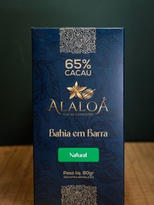 Chocolate em barra NATURAL - 80 gr
